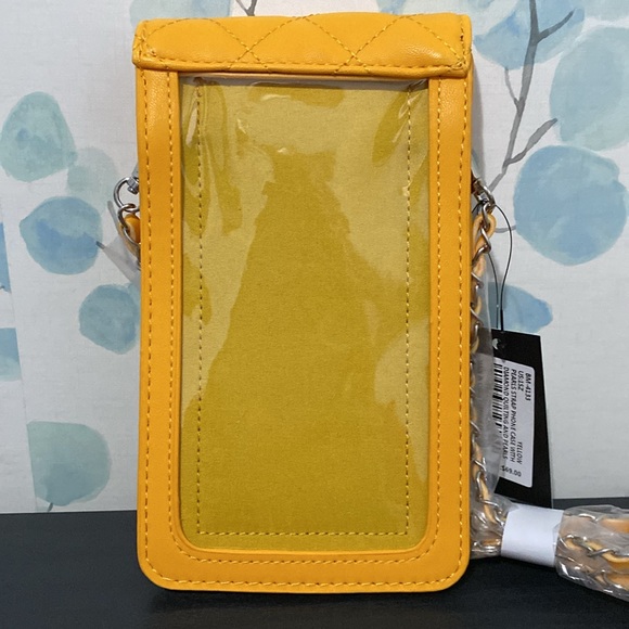 Badgley Mischka Crossbody Phone Case with Diamond Quilting and Pearls NWT - Picture 2 of 6